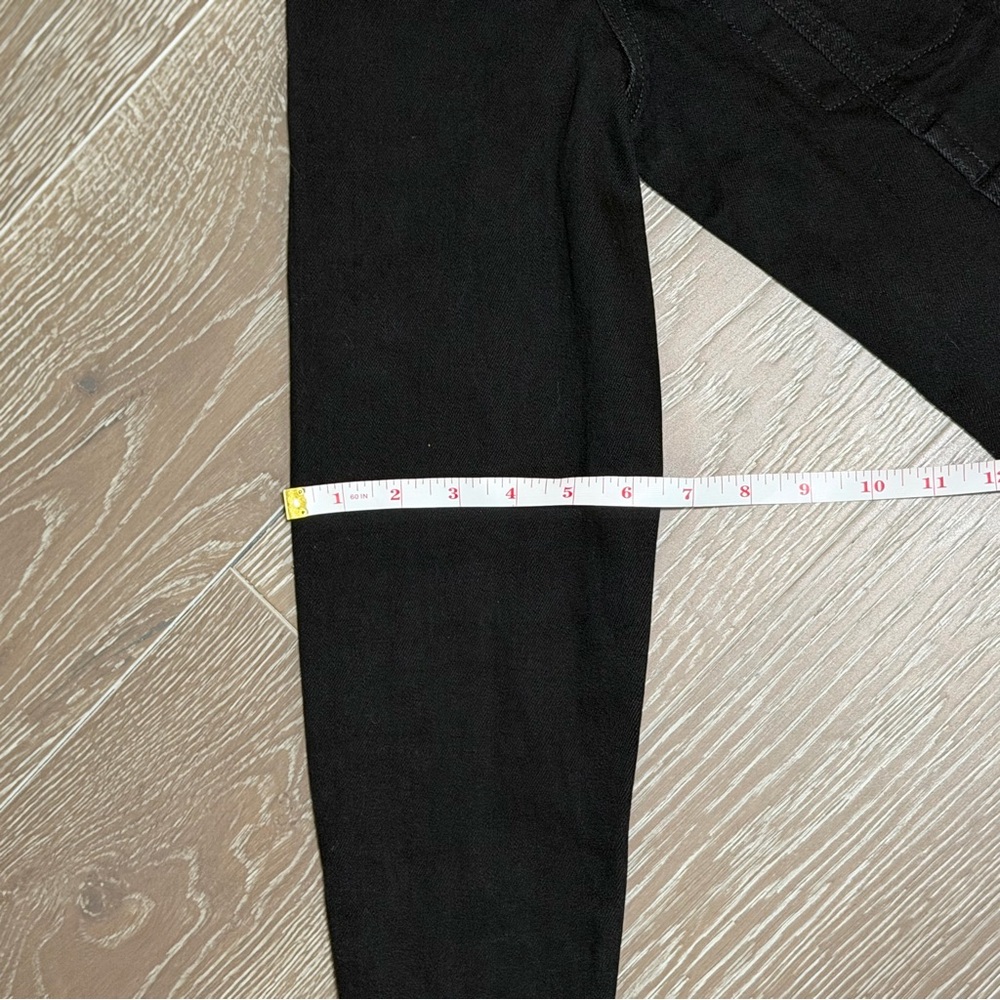 Calvin Klein Jeans Black Denim Jacket | Women’s Size Small | Classic Trucker Sty - Picture 4 of 7